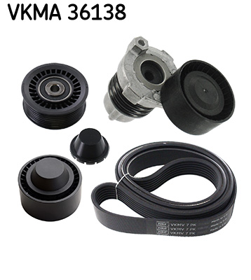 Set curea transmisie cu caneluri VKMA 36138 SKF